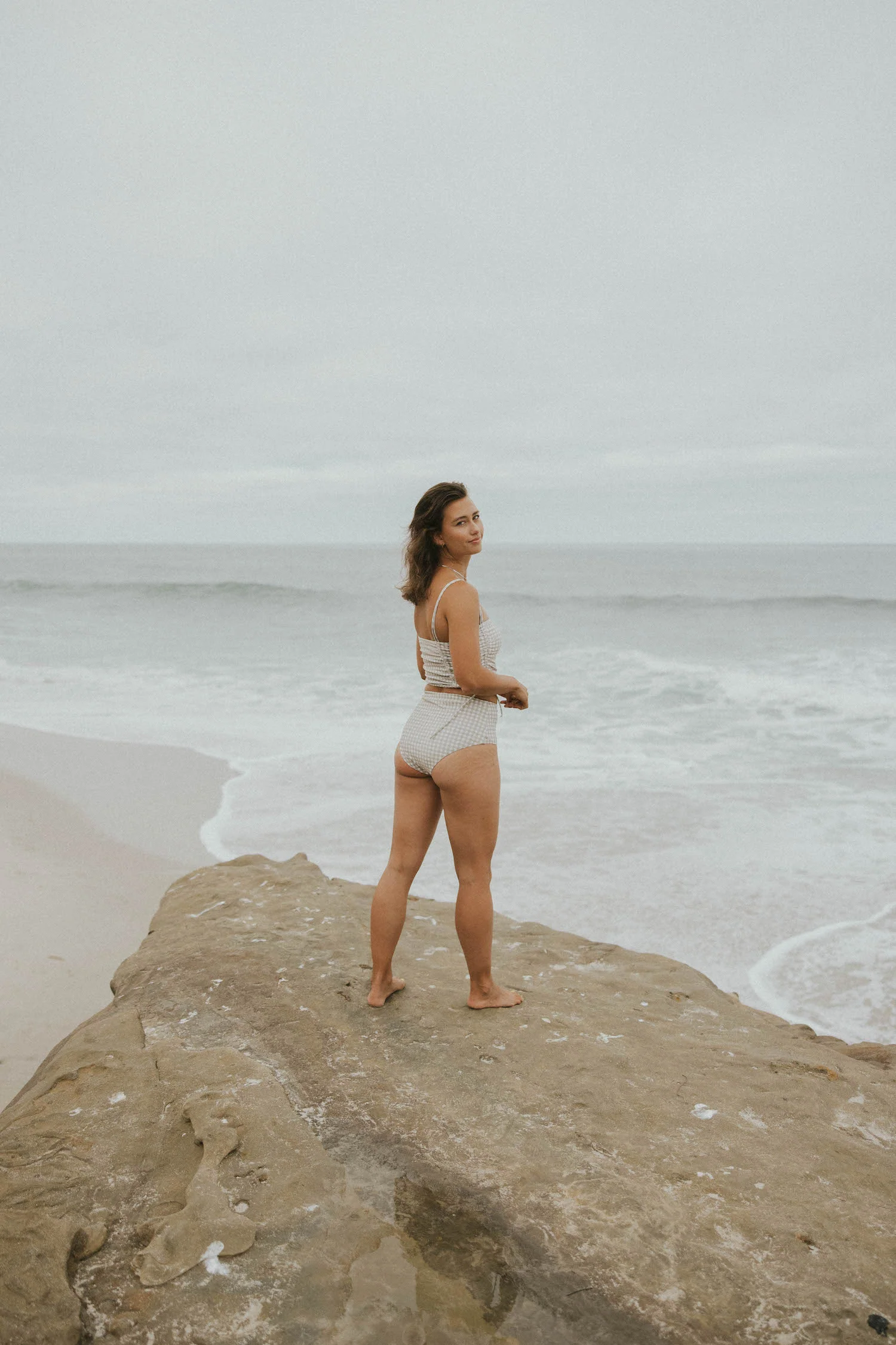 August High Waisted Bottoms | Seamless Gingham Bikini Bottoms 10 August High Waisted Bottoms | Seamless Gingham Bikini Bottoms