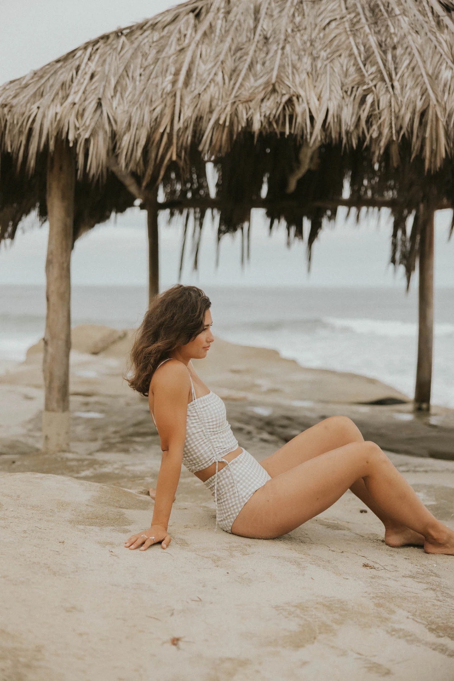 August High Waisted Bottoms | Seamless Gingham Bikini Bottoms 4 August High Waisted Bottoms | Seamless Gingham Bikini Bottoms