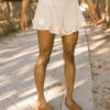 Dune High Waisted Swim Shorts | Ruffled Swim Shorts with Built In Liner