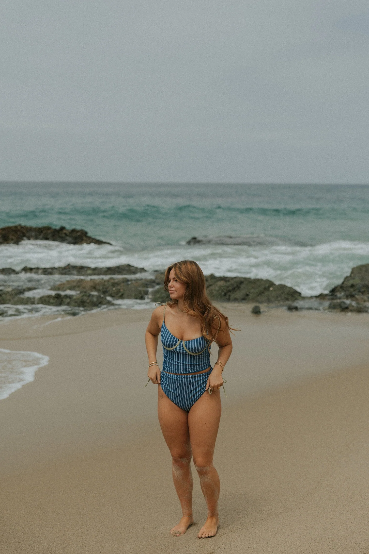 Harbor Tankini Top | Blue Green Retro Striped Underwire Modest Tankini Top 6 Harbor Tankini Top | Blue Green Retro Striped Underwire Modest Tankini Top