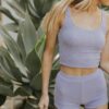Monroe High Waisted Shorts | Women's Boy Shorts with Elastic Waistband