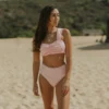 Peony Bikini Top |  Floral Sweetheart Neck Bikini Top