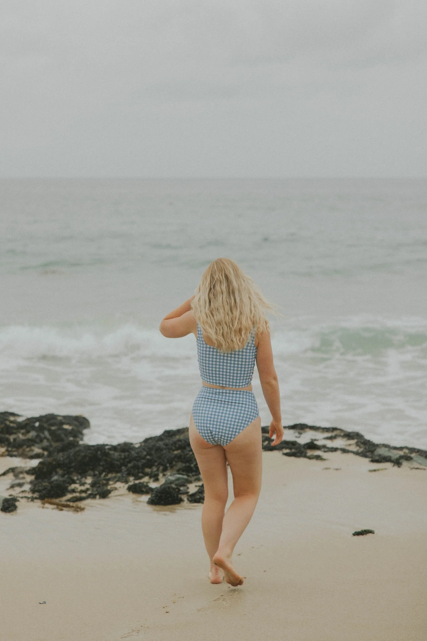 Georgia High Waisted Bottoms | Gingham Seamless Waist Bikini Bottoms 5 Georgia High Waisted Bottoms | Gingham Seamless Waist Bikini Bottoms