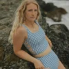 Georgia Top | Gingham Tankini Top with Side Cutouts 20 Georgia Top | Gingham Tankini Top with Side Cutouts