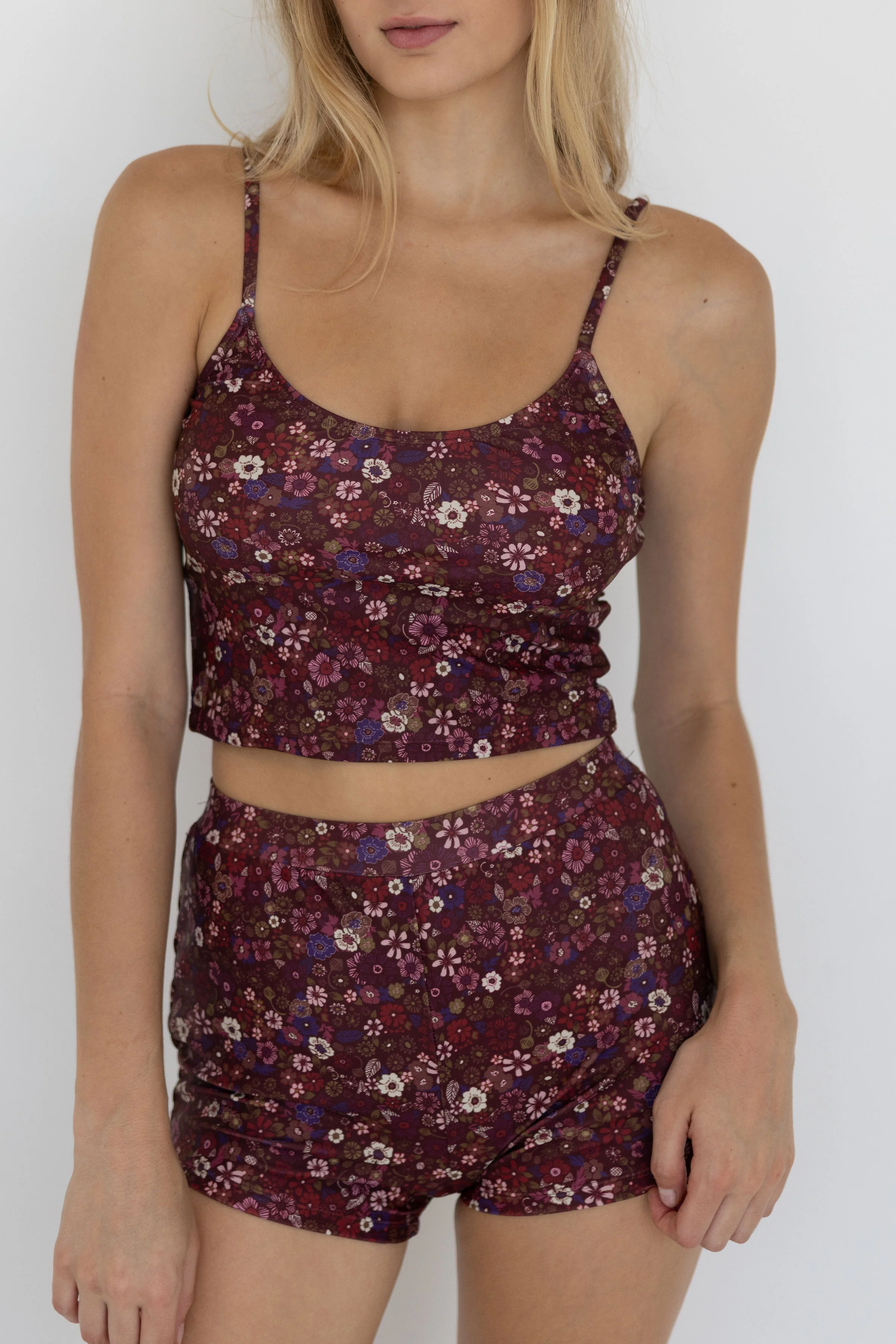 Charlotte Top | Ditsy Floral Scoop Neck Tankini Top 2 Charlotte Top | Ditsy Floral Scoop Neck Tankini Top