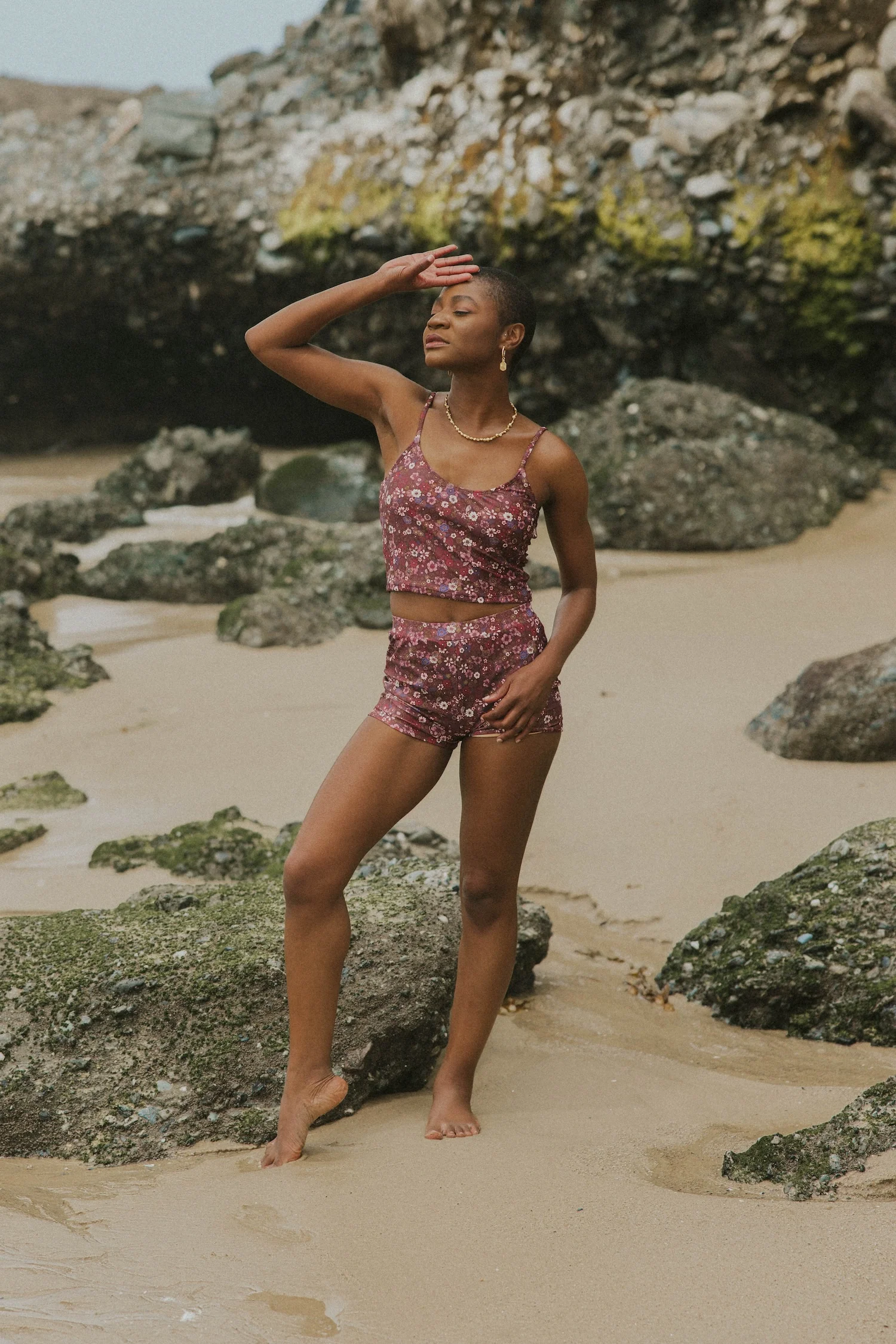 Charlotte Top | Ditsy Floral Scoop Neck Tankini Top 4 Charlotte Top | Ditsy Floral Scoop Neck Tankini Top