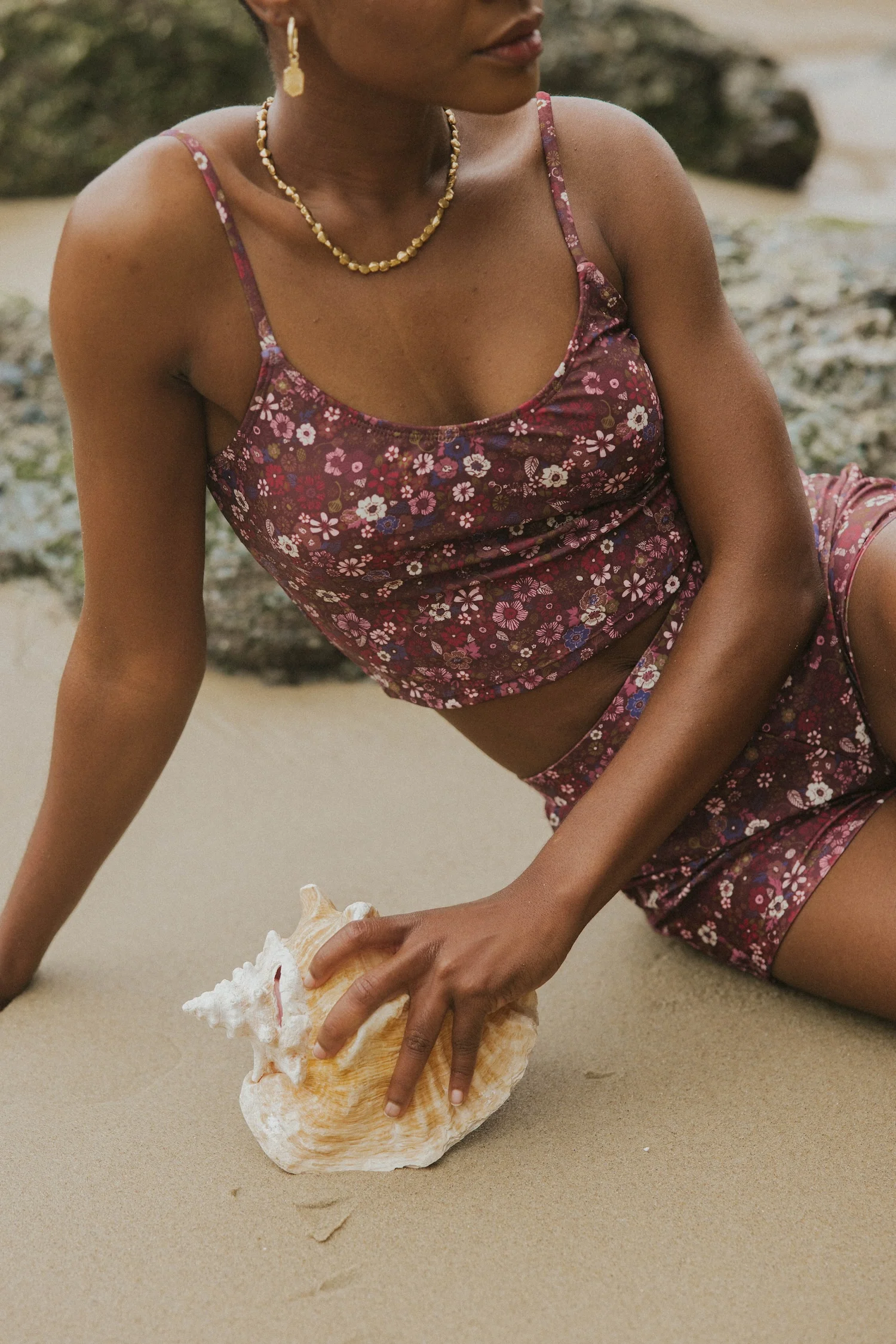 Charlotte Top | Ditsy Floral Scoop Neck Tankini Top 5 Charlotte Top | Ditsy Floral Scoop Neck Tankini Top