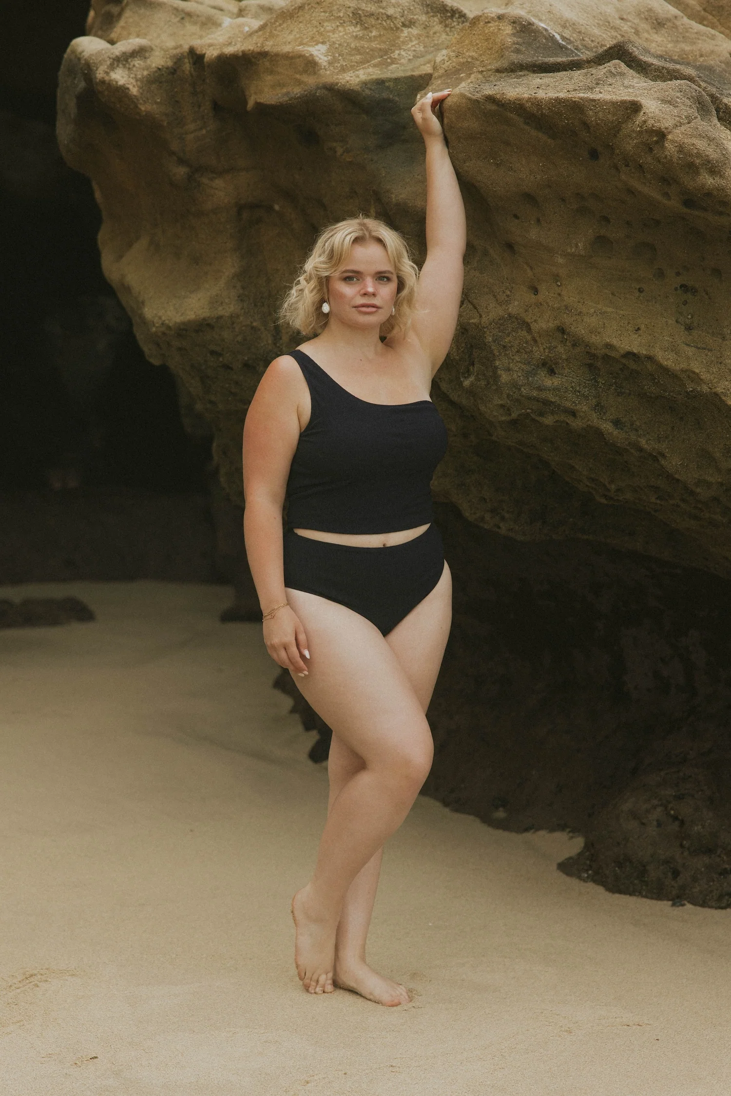 Sicily Top | Crinkle Textured One Shoulder Tankini Top 1 Sicily Top | Crinkle Textured One Shoulder Tankini Top