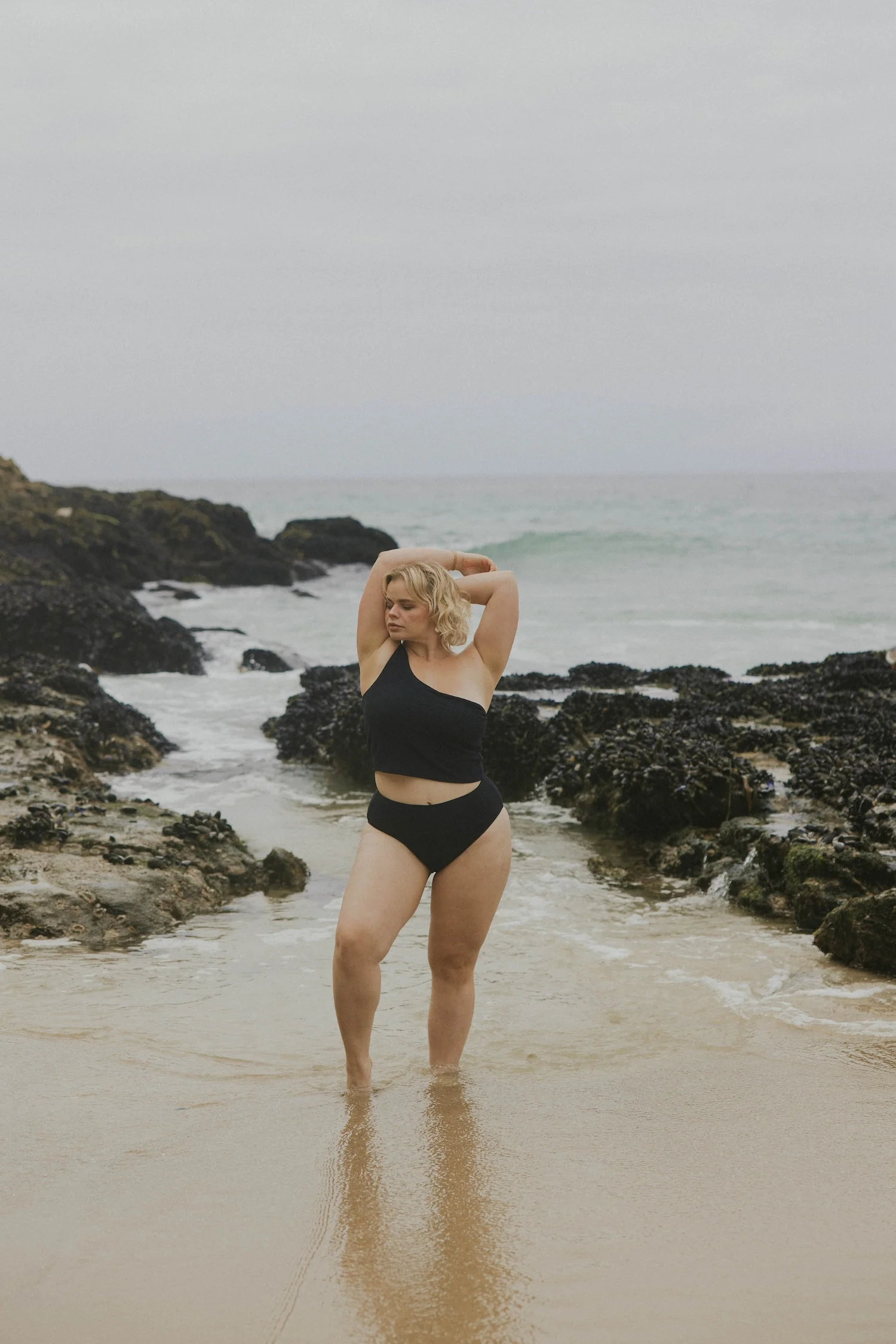 Sicily Top | Crinkle Textured One Shoulder Tankini Top 4 Sicily Top | Crinkle Textured One Shoulder Tankini Top