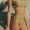 Celeste High Waisted Bottoms | Celestial Print Comfortable Bikini Bottoms